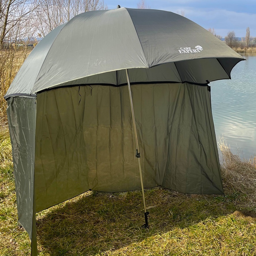 Rybářský deštník s bočnicí Carp Expert za nízkou cenu