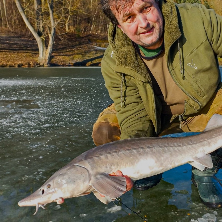 Jak na jesetera: rybaření pod ledem