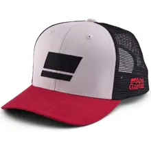 ABU GARCIA - Kšiltovka Flag Trucker Grey Red Black