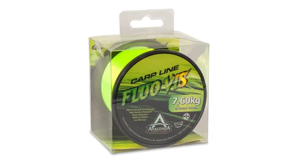 ANACONDA - Vlasec Fluo Vis 0,36 mm 10,3 kg 1200 m zelená