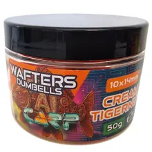 ANACONDA - Wafter-Dumbells AI Carp Bird Food Mix 10x14 mm 50 g Cream Tigernut