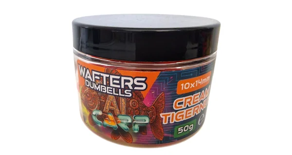 ANACONDA - Wafter-Dumbells AI Carp Bird Food Mix 10x14 mm 50 g Cream Tigernut