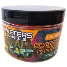 ANACONDA - Wafter-Dumbells AI Carp Bird Food Mix 10x14 mm 50 g Sweetcorn & Pepper