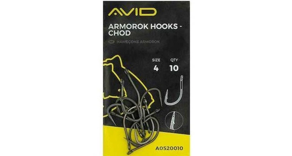 AVID - Háčky Armorok Hooks Chod vel. 4
