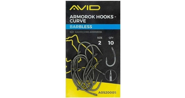 AVID - Háčky Armorok Hooks Curve Barbless vel. 4