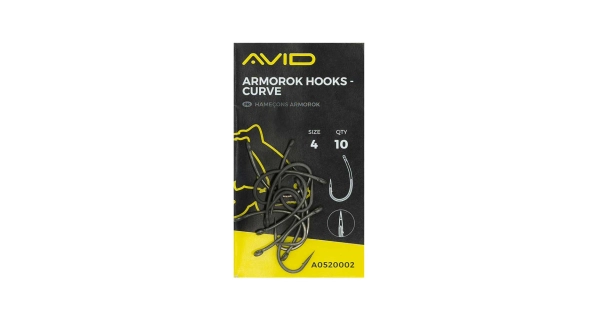AVID - Háčky Armorok Hooks Curve vel. 8