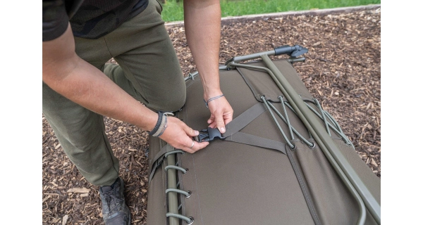 AVID - Lehátko Benchmark LevelTech X Bed + Spacák Ascent RS Camo XL