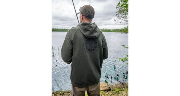 AVID - Mikina Bearing Zip Hoodie Green vel. 3XL