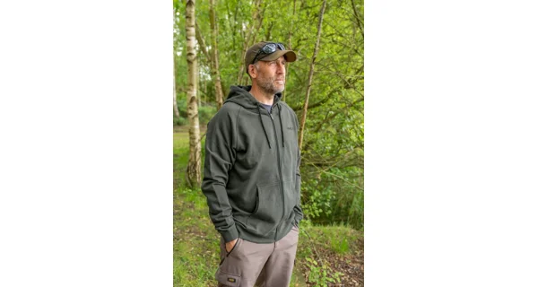AVID - Mikina Bearing Zip Hoodie Green vel. 3XL