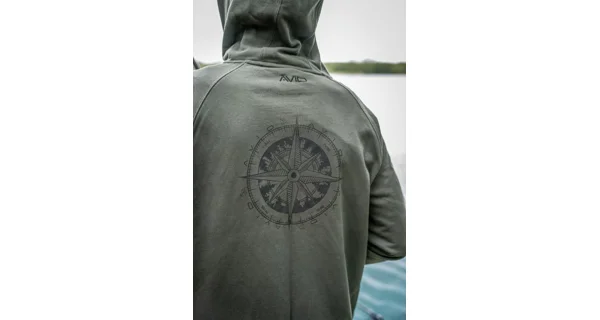 AVID - Mikina Bearing Zip Hoodie Green vel. L