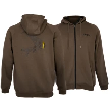 AVID - Mikina Compound Zip Hoodie Peat Brown vel. L