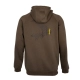 AVID - Mikina Compound Zip Hoodie Peat Brown vel. M