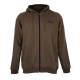 AVID - Mikina Compound Zip Hoodie Peat Brown vel. XL
