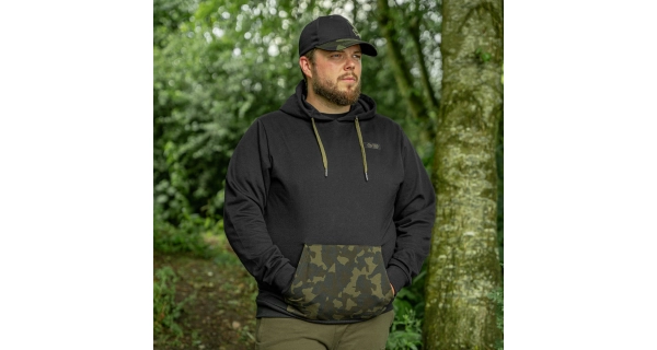 AVID - Mikina Minimal Hoodie Black vel. 3XL