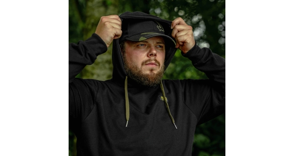 AVID - Mikina Minimal Hoodie Black vel. S