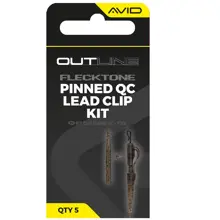 AVID - Montáž Outline FleckTone Pinned QC Lead Clip Kit 5 ks