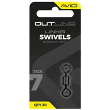 AVID - Obratlík Outline Swivel vel. 7 20 ks
