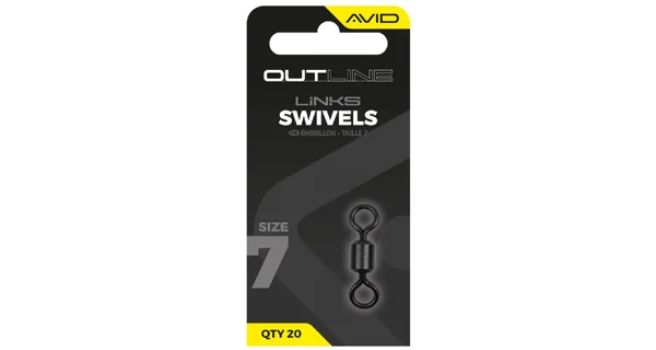AVID - Obratlík Outline Swivel vel. 7 20 ks