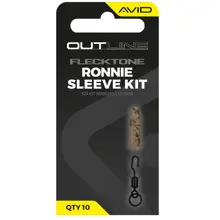 AVID - Obratlík s kroužkem a převlek Outline FleckTone Ronnie Sleeve Kit 10 ks