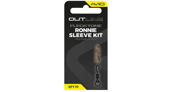 AVID - Obratlík s kroužkem a převlek Outline FleckTone Ronnie Sleeve Kit 10 ks