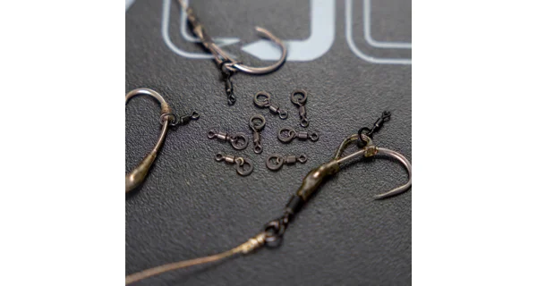 AVID - Obratlík s kroužkem Outline Mirco Ringed Hookbait Swivel vel.19 20 ks