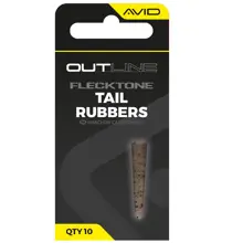 AVID - Převleky na závěsky Outline FleckTone Tail Rubber 10 ks