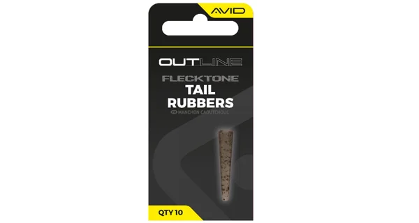 AVID - Převleky na závěsky Outline FleckTone Tail Rubber 10 ks
