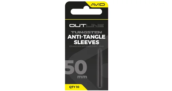 AVID - Převleky proti zamotání Outline Tungsten Anti-Tangle Sleeve 50 mm 10 ks