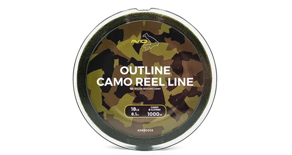 AVID - Vlasec Outline Camo Reel Line 0,31 mm 5,4 kg 1000 m
