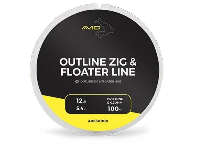 AVID - Vlasec Outline Zig & Floater Line 0,30 mm 12 lb 100 m