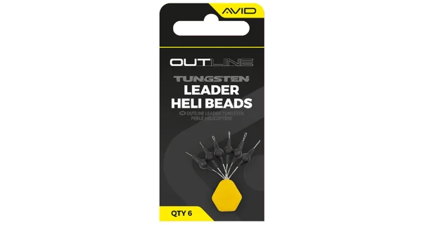 AVID - Zarážky Outline Tungsten Leader Heli Beads
