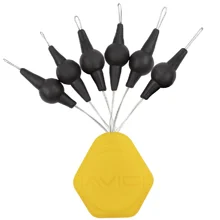 AVID - Zarážky Outline Tungsten Naked Heli Beads