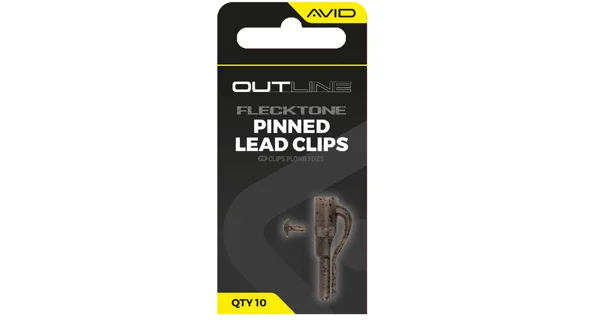AVID - Závěsky Outline FleckTone Pinned Lead Clips 10 ks
