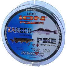 AWA-SHIMA - Rybářský vlasec ION POWER Zander Pike 180 m; 5,8 kg;  0,220 mm