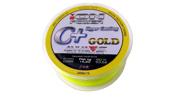 AWA-SHIMA - Vlasec Ion Power C+ Hyper Casting Gold 0,309 mm 1000 m