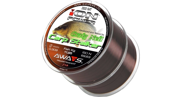 AWA-SHIMA - Vlasec Ion Power Carp Stalker 2 x 300 m 11,95 kg 0,309 mm