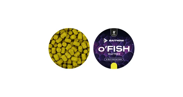BAITNOW - Nástraha Wafters Method Feeder O'fish Butyric Corn 8 mm 24 g