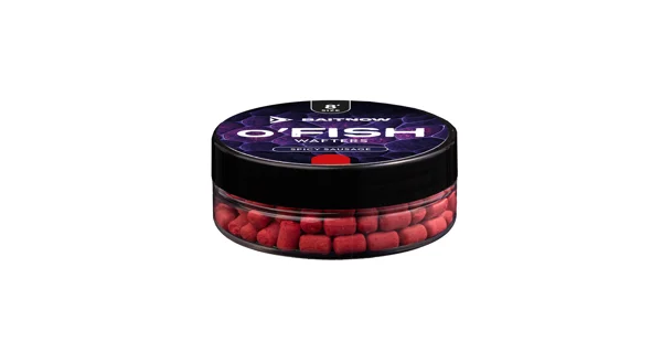 BAITNOW - Nástraha Wafters Method Feeder O'fish Spicy Sausage 8 mm 24 g