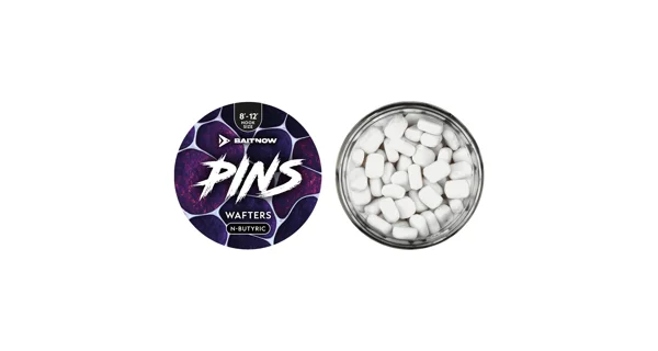 BAITNOW - Nástraha Wafters Method Feeder Pins N-Butyric 8-12 mm 12 g