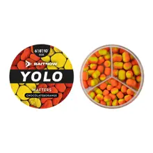 BAITNOW - Nástraha Wafters Method Feeder Yolo Orange&Yellow Chocolate 6-8-10 mm 24 g