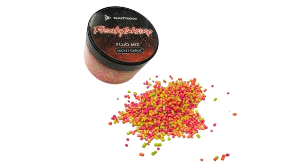 BAITNOW - Přísada Method Feeder Fluo Mix Freaky Shrimp 150 ml