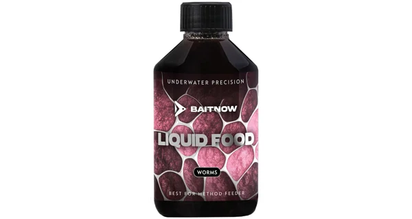 BAITNOW - Tekutá potrava Liquid Method Feeder 250 ml Červi