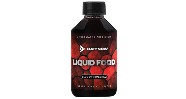 BAITNOW - Tekutá potrava Liquid Method Feeder 250 ml Patentka & Chilli