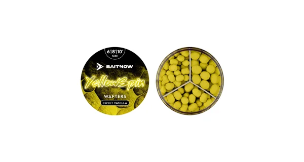 BAITNOW - Wafters Method Feeder Yellow Spin 6-8-10 mm 24 g