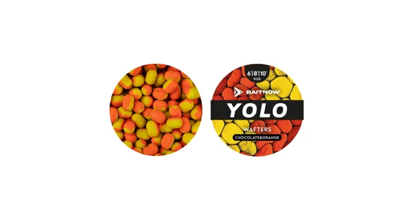 BAITNOW - Wafters Method Feeder Yolo Orange&Yellow Chocolate 6-8-10 mm 24 g