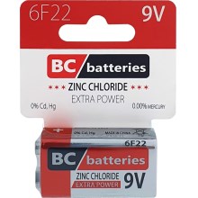 BATERIE CENTRUM - Baterie 6F22 Extra Power zinkochloridová 9V 1 ks