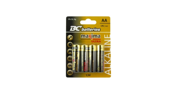 BATERIE CENTRUM - Baterie AA BC LR6/4BP tužková maxima 4 ks
