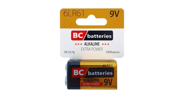 BATERIE CENTRUM - Baterie BC 6LR61 Extra Power Alkalická 9V 1 ks