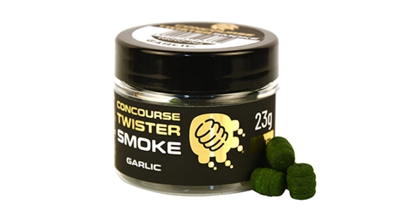 BENZAR MIX - Boilies Concourse Smoke Twister Česnek 12 mm 23 g