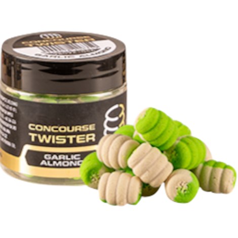 BENZAR MIX - Boilies Concourse Twister Česnek Mandle 12 mm 60 ml